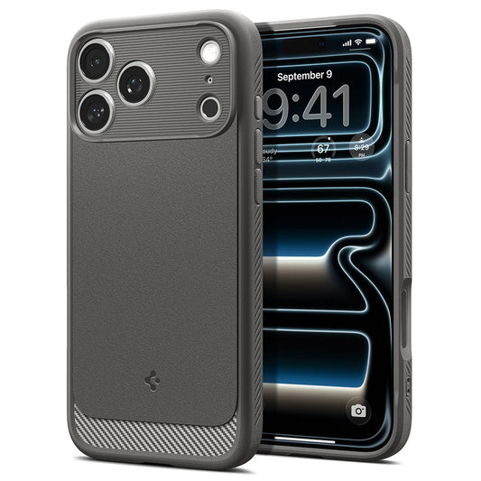 MagSafe-Hülle für Apple iPhone 18 Pro / 17 Pro, Spigen, Rugged Armor, Grau ACS12148