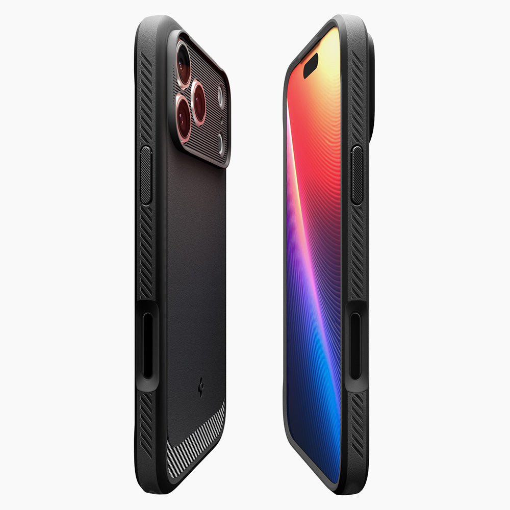 Coque MagSafe pour Apple iPhone 18 Pro / 17 Pro, Spigen, Rugged Armor, Noir Mat ACS12147