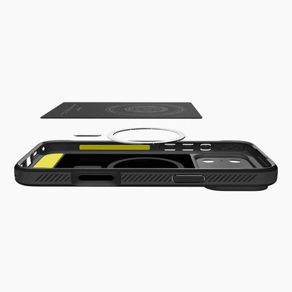 Coque MagSafe pour Apple iPhone 18 Pro / 17 Pro, Spigen, Rugged Armor, Noir Mat ACS12147