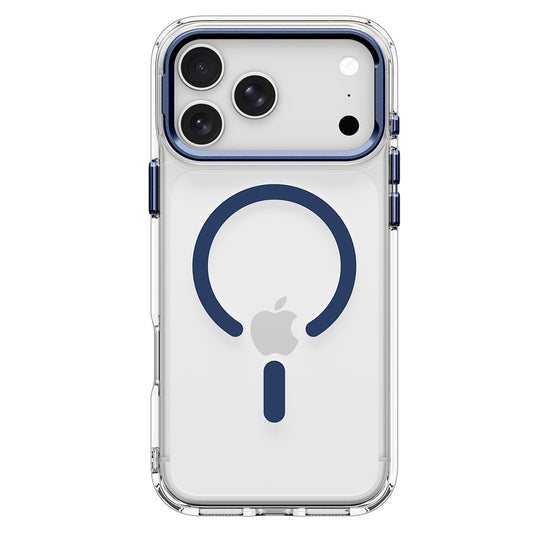 MagSafe-Hülle für Apple iPhone 18 Pro / 17 Pro, Spigen, Ultra Hybrid Optik S, Transparent Marineblau ACS11922