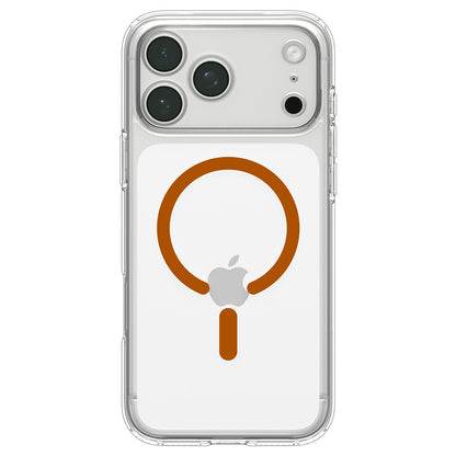 MagSafe-Hülle für Apple iPhone 18 Pro / 17 Pro, Spigen, Ultra Hybrid, Transparent Orange ACS12159