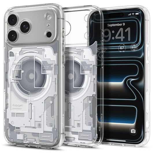 MagSafe Case for Apple iPhone 18 Pro / 17 Pro, Spigen, Ultra Hybrid Zero One, White ACS12163