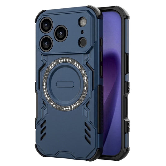 Coque MagSafe pour Apple iPhone 18 Pro / 17 Pro, Techsuit, ArmorMag, Bleue