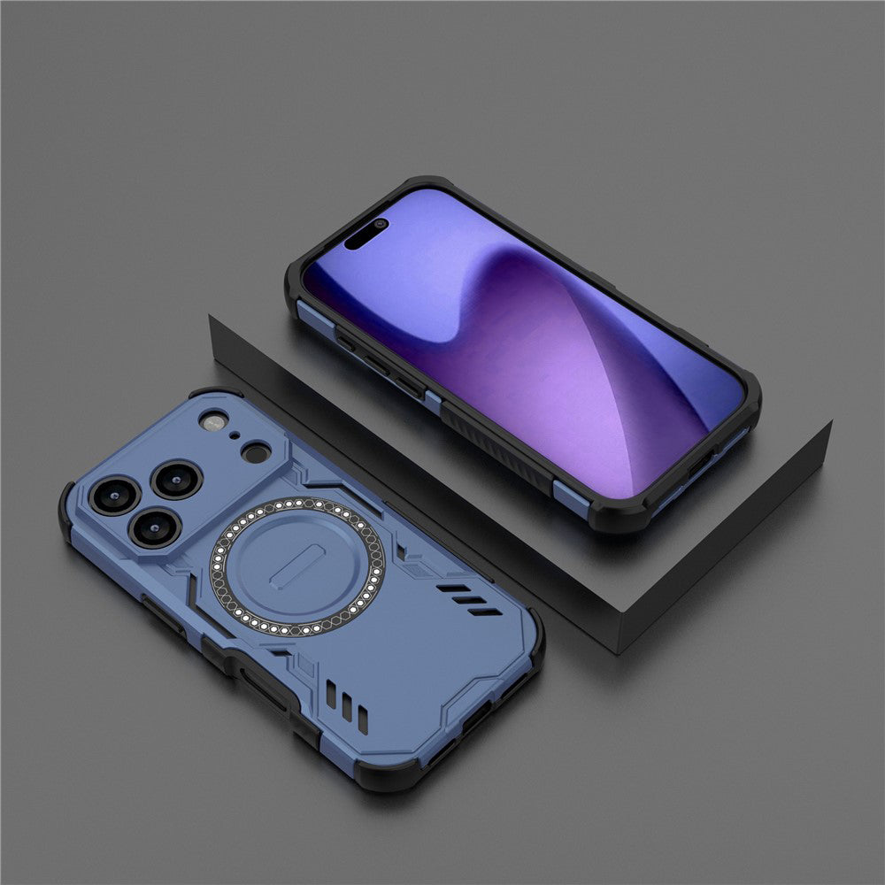 MagSafe-Hülle für Apple iPhone 18 Pro / 17 Pro, Techsuit, ArmorMag, Blau