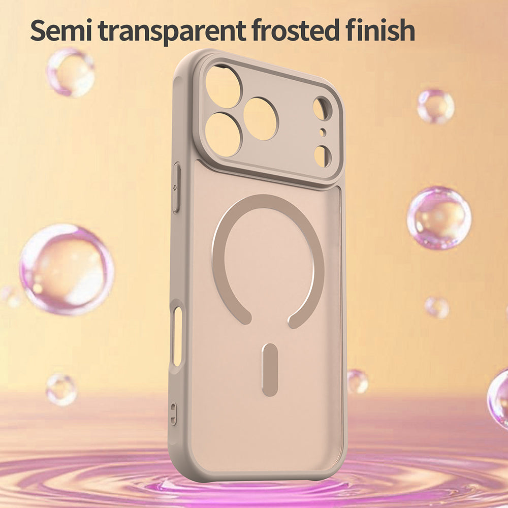 MagSafe Case for Apple iPhone 18 Pro / 17 Pro, Techsuit, HaloFrost II, Gold