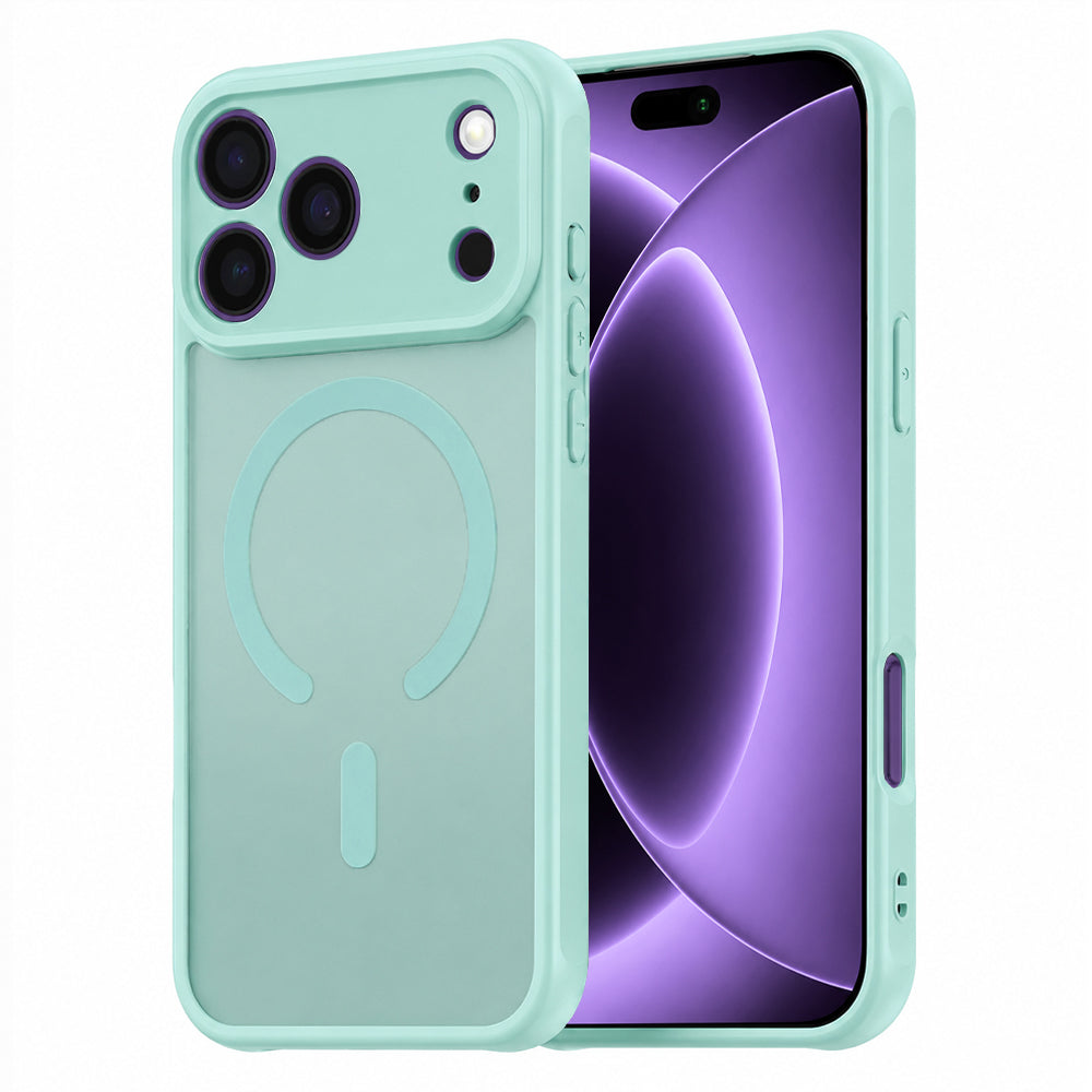 MagSafe-hoesje voor Apple iPhone 18 Pro / 17 Pro, Techsuit, HaloFrost II, Lichtgroen
