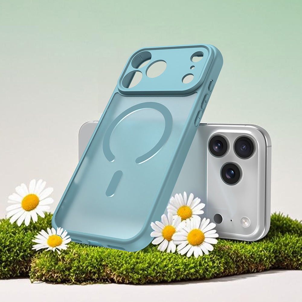 MagSafe-hoesje voor Apple iPhone 18 Pro / 17 Pro, Techsuit, HaloFrost II, Lichtgroen