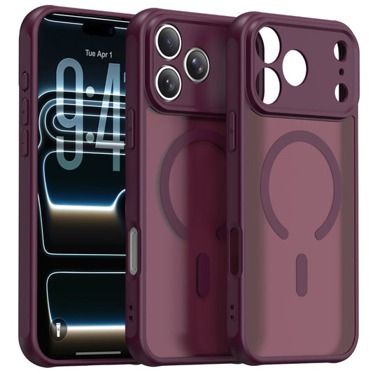 MagSafe-hoesje voor Apple iPhone 18 Pro / 17 Pro, Techsuit, HaloFrost II, Donkerrood