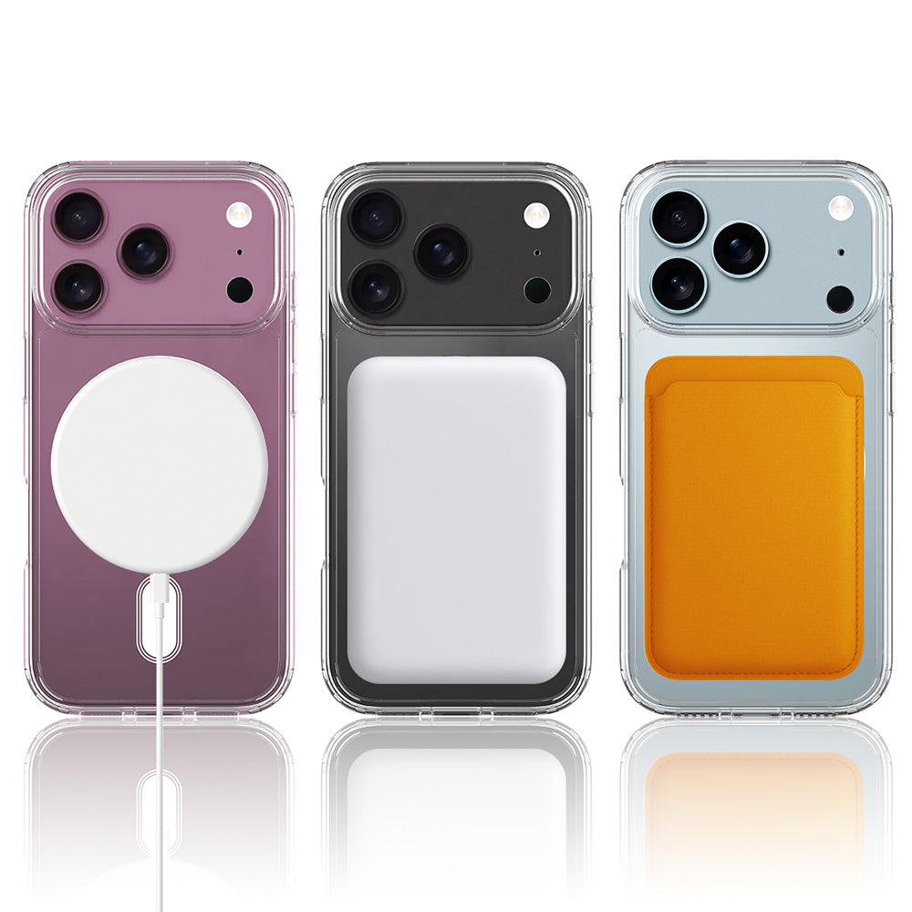 Coque MagSafe pour Apple iPhone 18 Pro / 17 Pro, Techsuit, Pro, Transparente