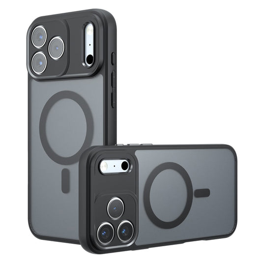 MagSafe-hoes voor Apple iPhone 18 Pro / 17 Pro, Techsuit, PureFrost, Zwart Satijn