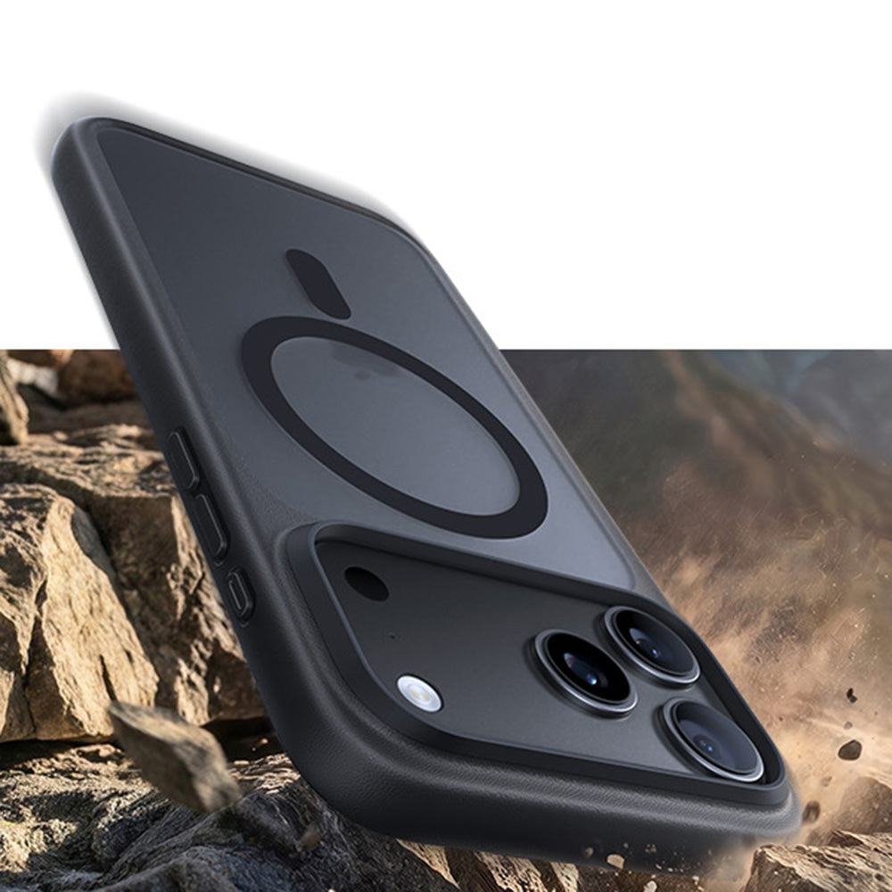 Coque MagSafe pour Apple iPhone 18 Pro / 17 Pro, Torras, Guardian, Noire