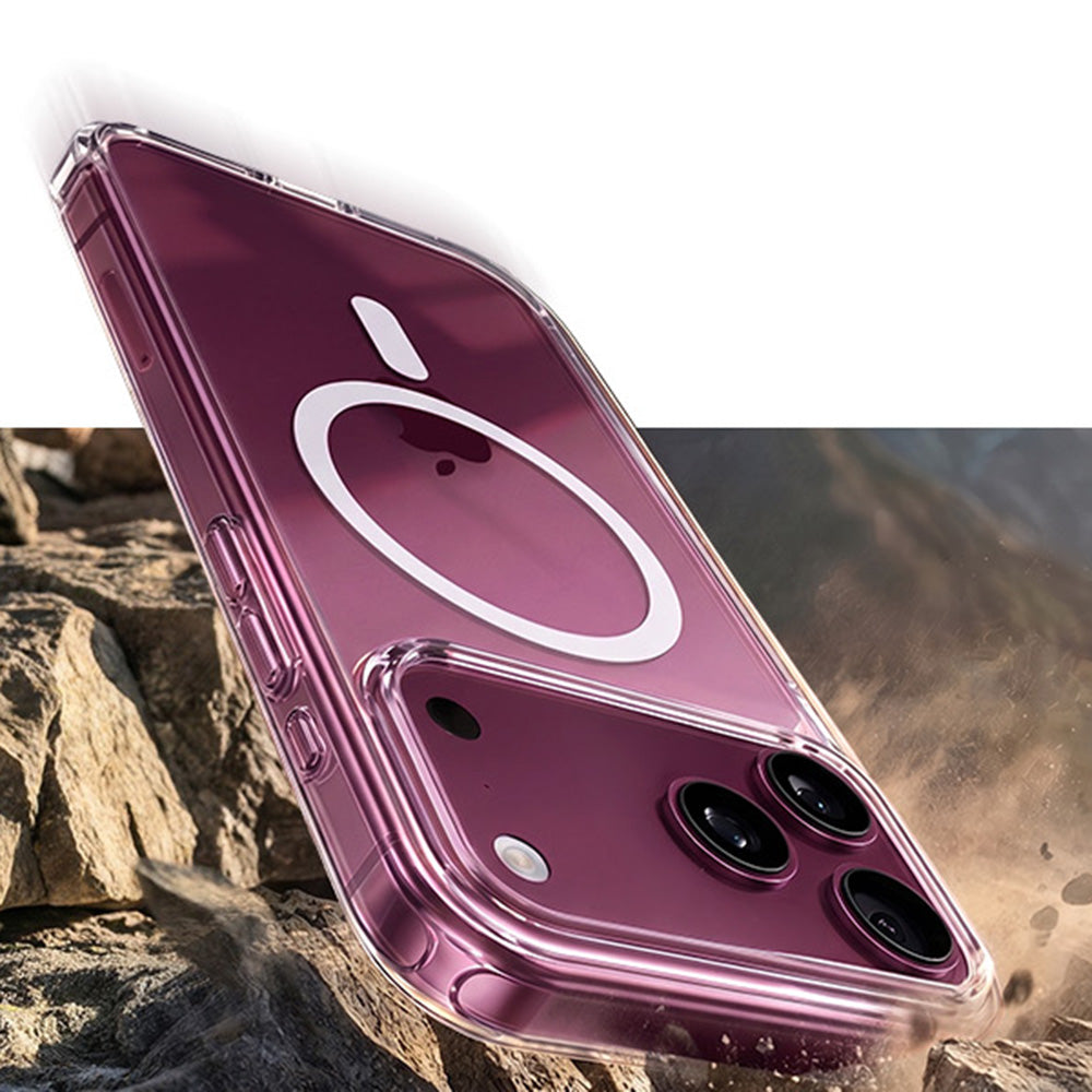 Coque MagSafe pour Apple iPhone 18 Pro / 17 Pro, Torras, Guardian, Transparente