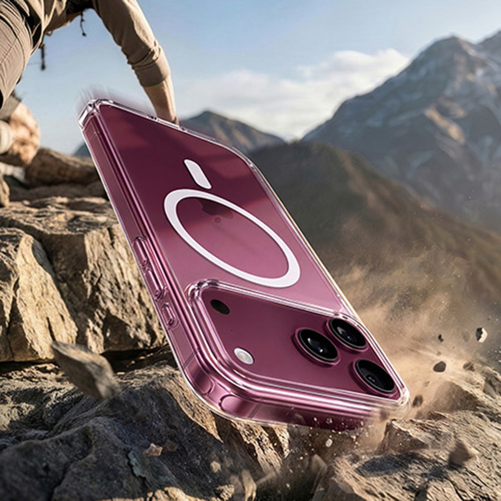 Coque MagSafe pour Apple iPhone 18 Pro / 17 Pro, Torras, Guardian, Transparente