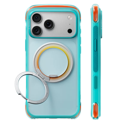 MagSafe-Hülle für Apple iPhone 18 Pro / 17 Pro, Torras, O3 Air Core, Türkis