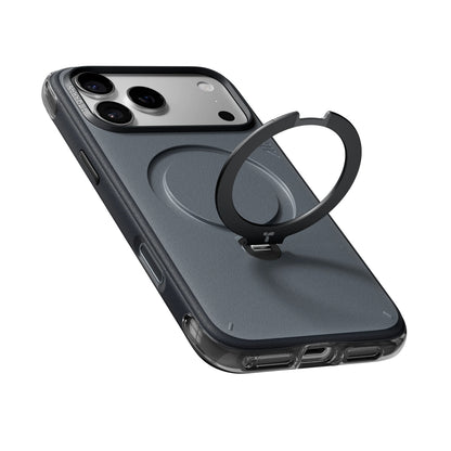 MagSafe-Hülle für Apple iPhone 18 Pro / 17 Pro, Torras, Ostand Q3 Air Essential, Lila