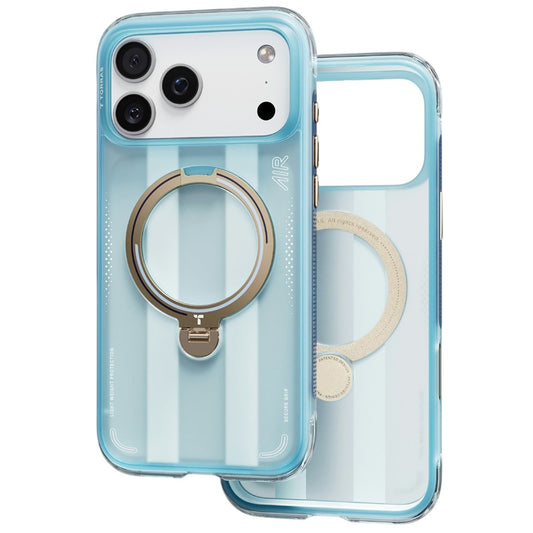 MagSafe-hoes voor Apple iPhone 18 Pro / 17 Pro, Torras, Ostand Q3 Air Football, Blauw