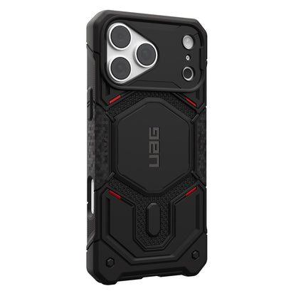 MagSafe-Hülle für Apple iPhone 18 Pro / 17 Pro, Urban Armor Gear, Monarch Pro Kevlar, Schwarz