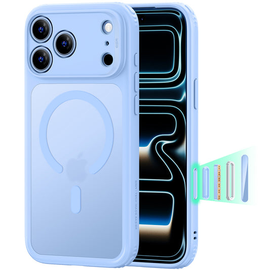 MagSafe-hoesje voor Apple iPhone 18 Pro, ESR, Classic Hybrid, Satin Blauw