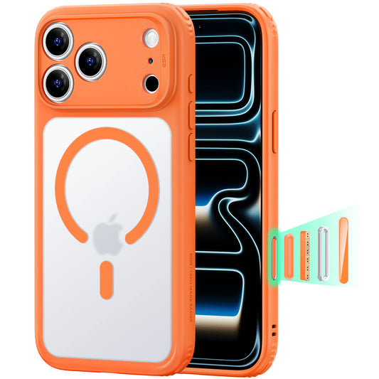 MagSafe-hoesje voor Apple iPhone 18 Pro, ESR, Classic Hybrid, Satijn Oranje