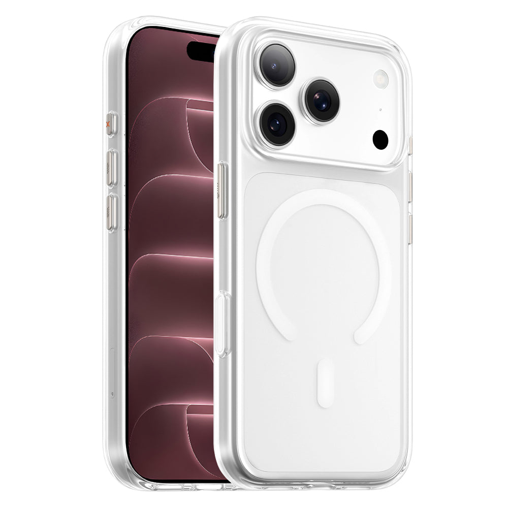 MagSafe-hoesje voor Apple iPhone 18 Pro Max / 17 Pro Max, Blueo, Crystal Pro Anti-Drop, transparant