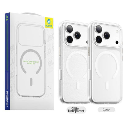 MagSafe-hoesje voor Apple iPhone 18 Pro Max / 17 Pro Max, Blueo, Crystal Pro Anti-Drop, transparant