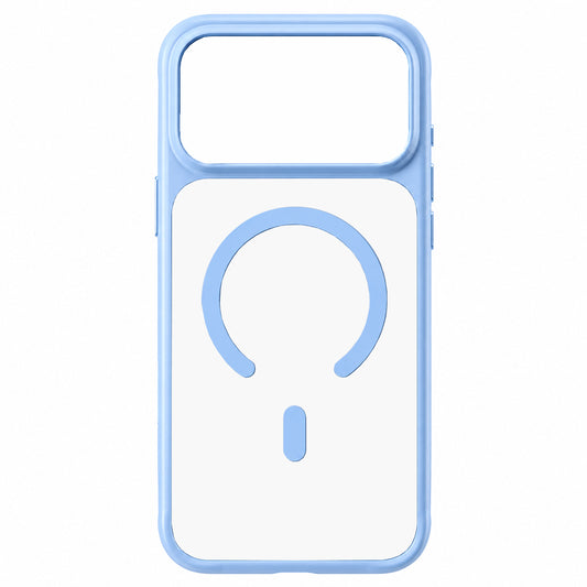 Coque MagSafe pour Apple iPhone 18 Pro Max / 17 Pro Max, Blueo, douce pour la peau et antichoc, bleu satiné