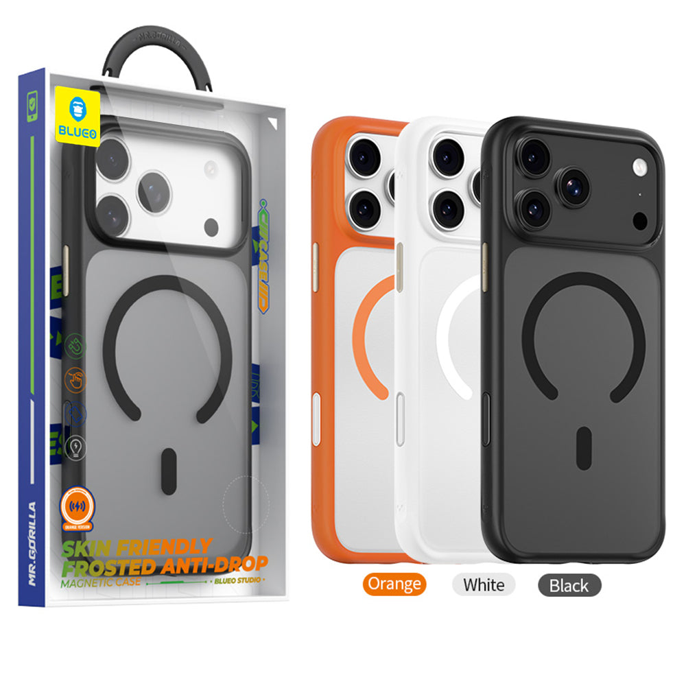 Coque MagSafe pour Apple iPhone 18 Pro Max / 17 Pro Max, Blueo, douce pour la peau et antichoc, bordeaux satiné