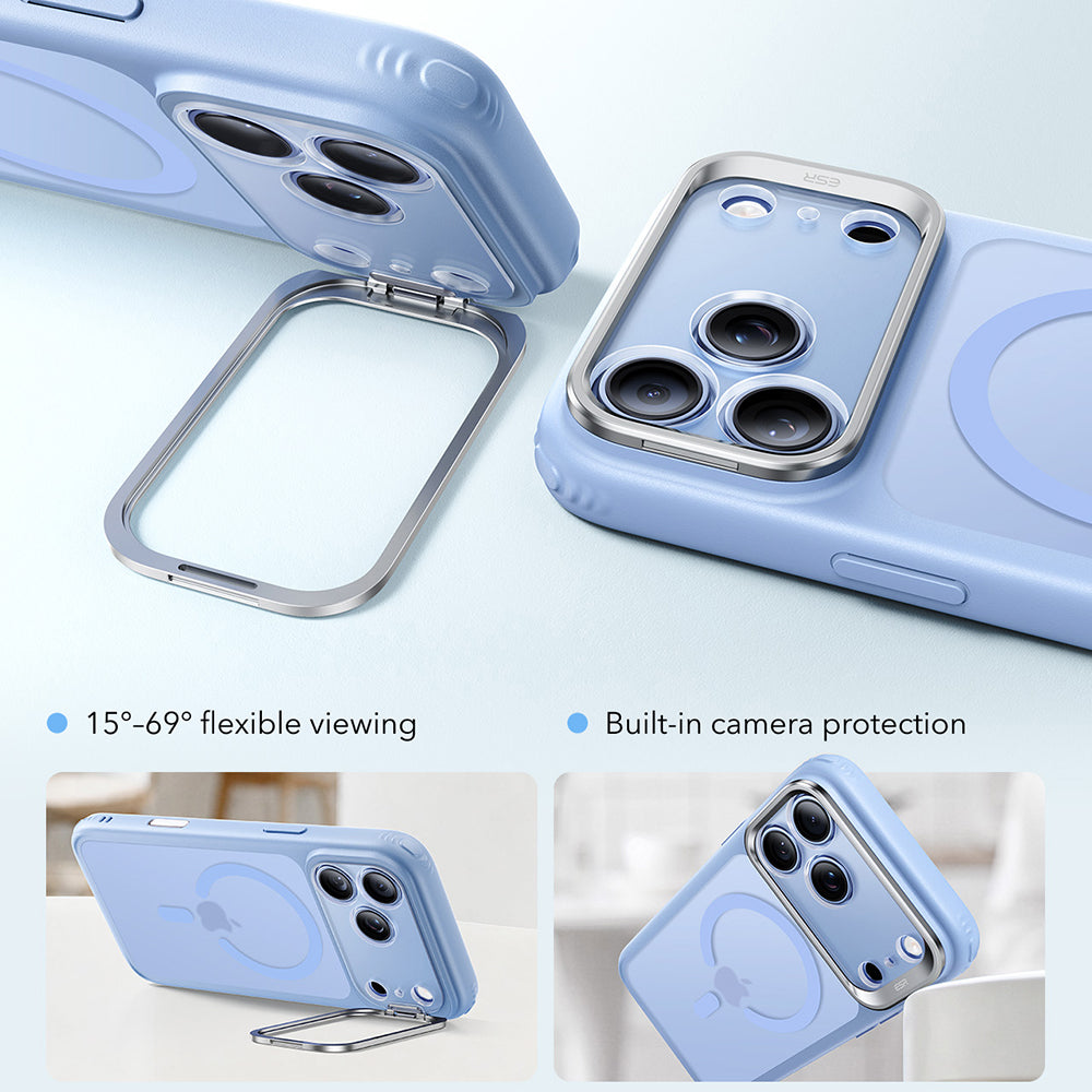MagSafe-Hülle für Apple iPhone 18 Pro Max / 17 Pro Max, ESR, Classic Hybrid Kickstand, Satin Blau