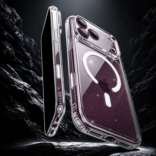 Coque MagSafe pour Apple iPhone 18 Pro Max / 17 Pro Max, ESR, Classic Hybrid Shimmer, Transparente