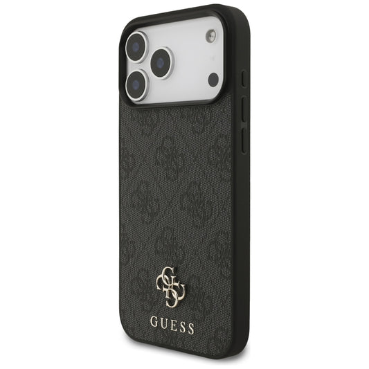 Coque MagSafe pour Apple iPhone 18 Pro Max / 17 Pro Max, Guess, 4G Small and Classic, Noire