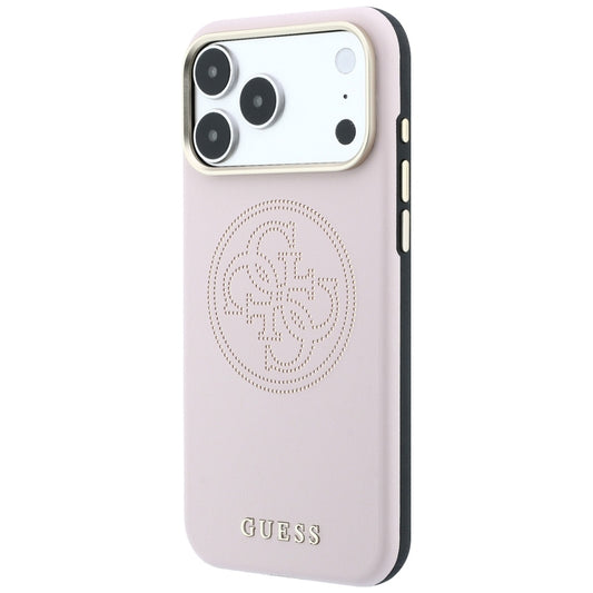 MagSafe-hoesje voor Apple iPhone 18 Pro Max / 17 Pro Max, Guess, Perforated 4G, Roze