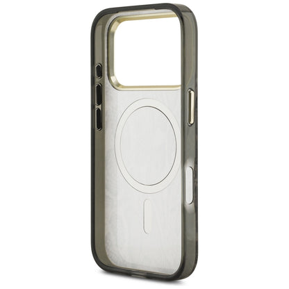 Coque MagSafe pour Apple iPhone 18 Pro Max / 17 Pro Max, Guess, Motif Python, Marron