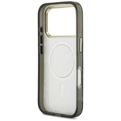 Coque MagSafe pour Apple iPhone 18 Pro Max / 17 Pro Max, Guess, motif python, noire