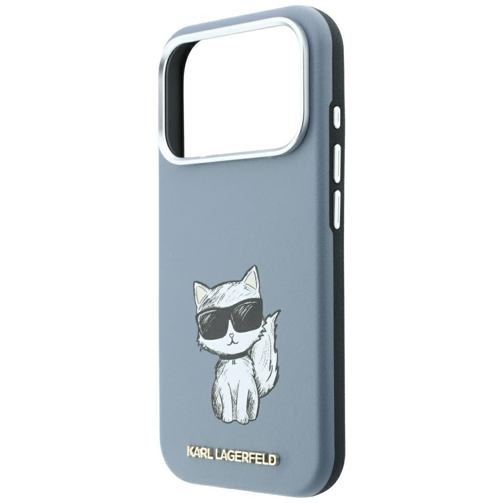 MagSafe-Hülle für Apple iPhone 18 Pro Max / 17 Pro Max, Karl Lagerfeld, Choupette Sketch, Blau