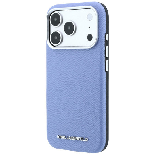 MagSafe-Hülle für Apple iPhone 18 Pro Max / 17 Pro Max, Karl Lagerfeld, geprägtes längliches Logo, Blau
