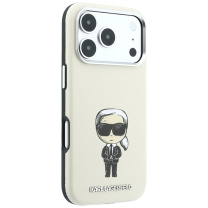 MagSafe-Hülle für Apple iPhone 18 Pro Max / 17 Pro Max, Karl Lagerfeld, Ikonik Sketch, Beige