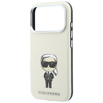 MagSafe-Hülle für Apple iPhone 18 Pro Max / 17 Pro Max, Karl Lagerfeld, Ikonik Sketch, Beige