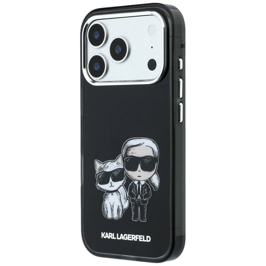 Coque MagSafe pour Apple iPhone 18 Pro Max / 17 Pro Max, Karl Lagerfeld, IML KC Bodies Sketch Print, Noire