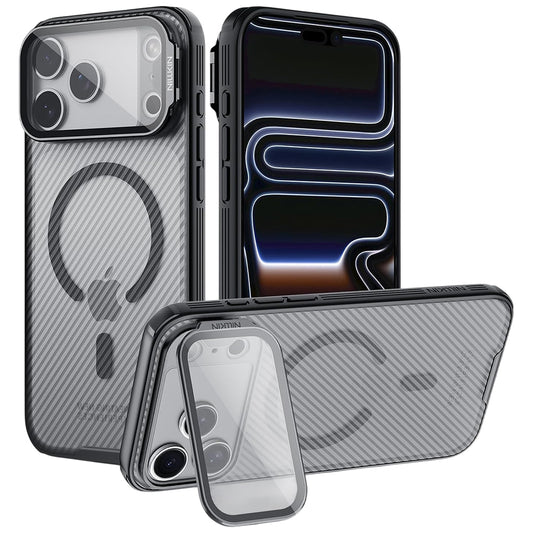 MagSafe-hoes voor Apple iPhone 18 Pro Max / 17 Pro Max, Nillkin, CamShield Prop, Zwart Transparant