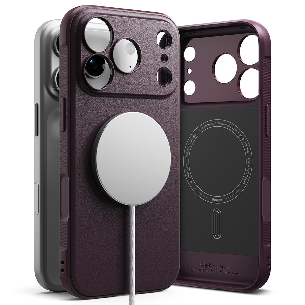 MagSafe-hoesje voor Apple iPhone 18 Pro Max / 17 Pro Max, Ringke, Onyx, donker bordeauxrood