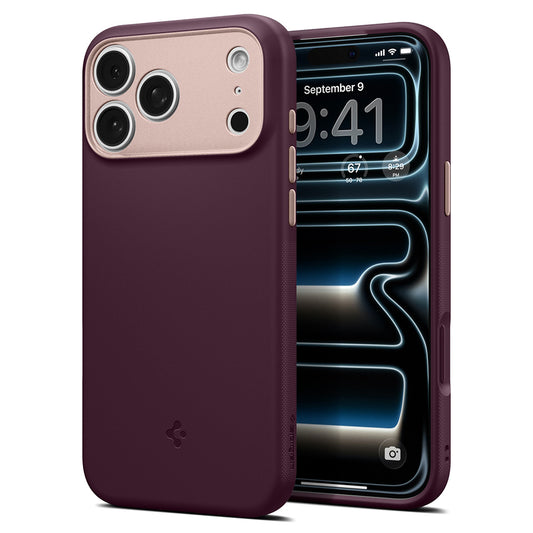 MagSafe Case for Apple iPhone 18 Pro Max / 17 Pro Max, Spigen, Caseology Nano Pop, Burgundy ACS12141