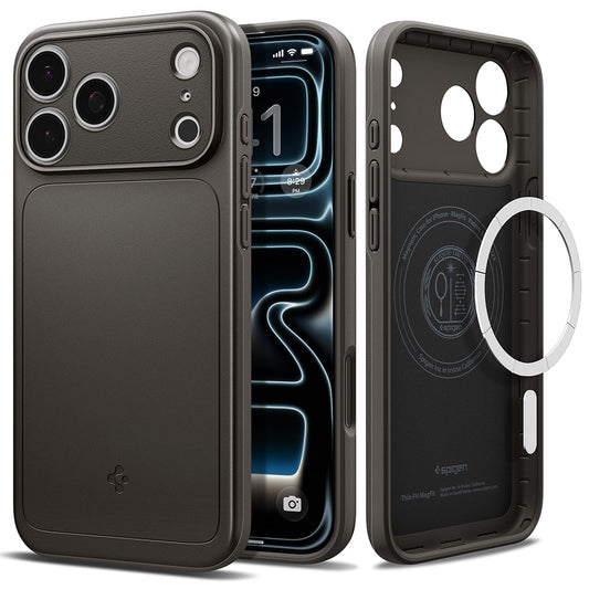 MagSafe Case for Apple iPhone 18 Pro Max / 17 Pro Max, Spigen, Thin Fit, Gray ACS12107