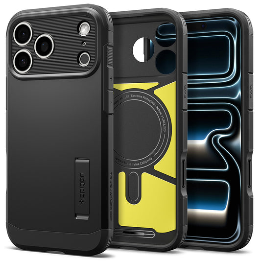 MagSafe Case for Apple iPhone 18 Pro Max / 17 Pro Max, Spigen, Tough Armor T, Black ACS12136