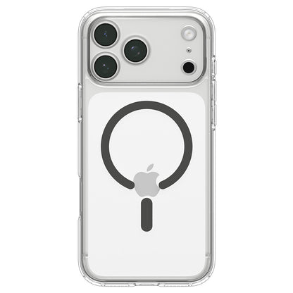 Coque MagSafe pour Apple iPhone 18 Pro Max / 17 Pro Max, Spigen, Ultra Hybrid, Gris Transparent ACS12119