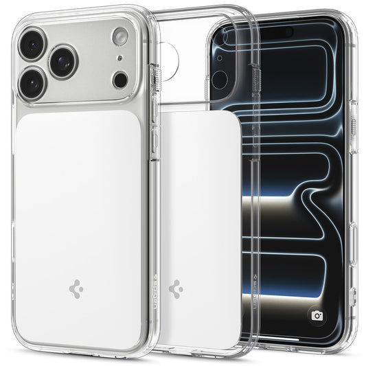 MagSafe-hoes voor Apple iPhone 18 Pro Max / 17 Pro Max, Spigen, Ultra Hybrid T, Wit ACS12132