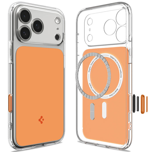 MagSafe-hoes voor Apple iPhone 18 Pro Max / 17 Pro Max, Spigen, Ultra Hybrid T, Oranje ACS12133