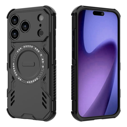 Coque MagSafe pour Apple iPhone 18 Pro Max / 17 Pro Max, Techsuit, ArmorMag, Noire