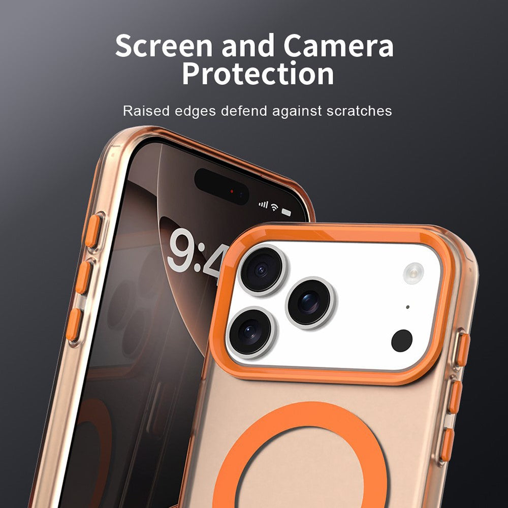 Coque MagSafe pour Apple iPhone 18 Pro Max / 17 Pro Max, Techsuit, CandyCase, Orange