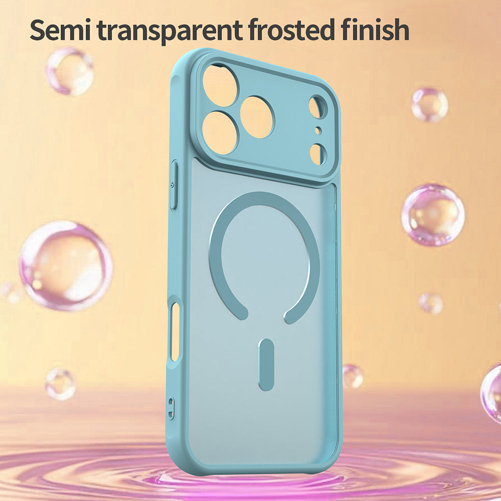 Coque MagSafe pour Apple iPhone 18 Pro Max / 17 Pro Max, Techsuit, HaloFrost II, Vert Clair