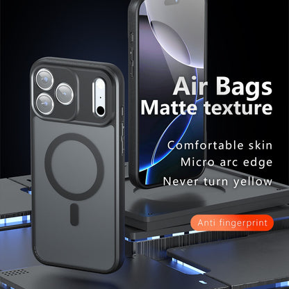 MagSafe-hoes voor Apple iPhone 18 Pro Max / 17 Pro Max, Techsuit, PureFrost, Zwart Satijn